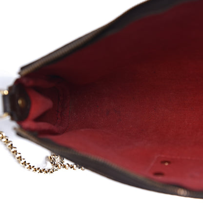 Louis Vuitton Damier Ebene Eva Clutch 10 of 17