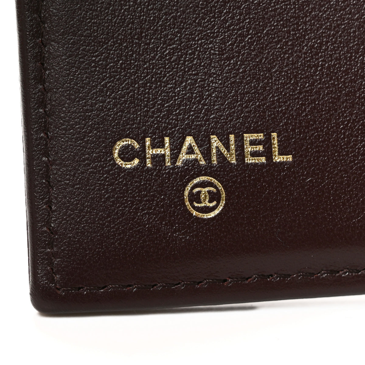 Caviar Mens Timeless CC Bi-Fold Wallet Burgundy