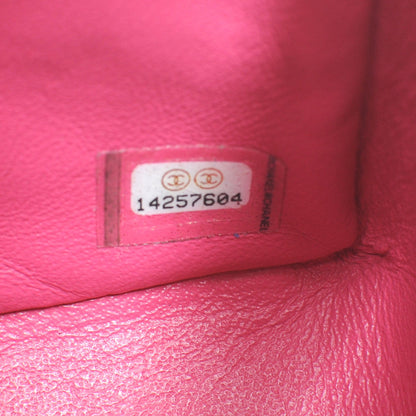 Chanel Patent Quilted Mini Flap Pink 7 of 7