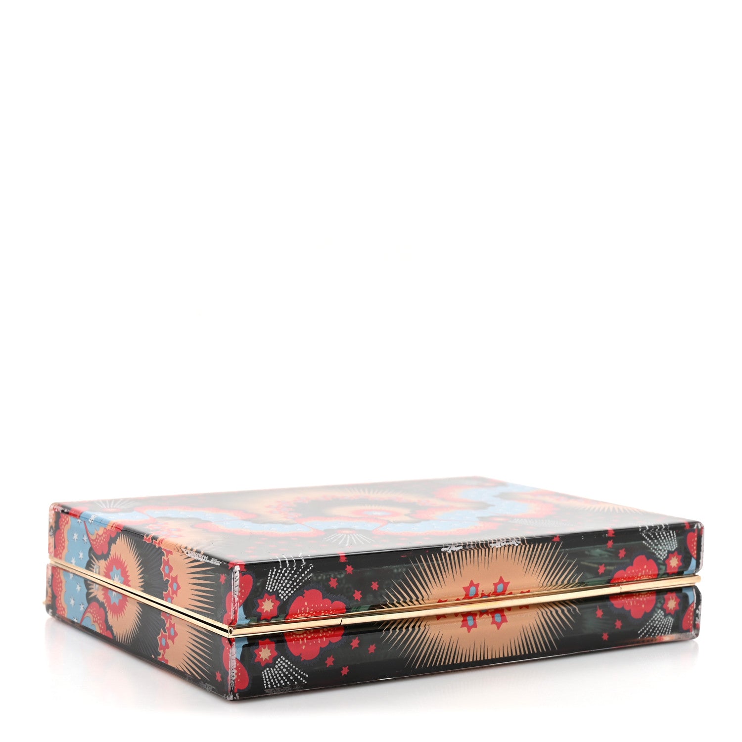 Valentino Garavani Plexiglass Volcano Print Minaudiere Bag Multicolor 7 of 11