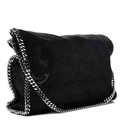Stella McCartney Shaggy Deer Falabella Fold Over Tote Black 2 of 8