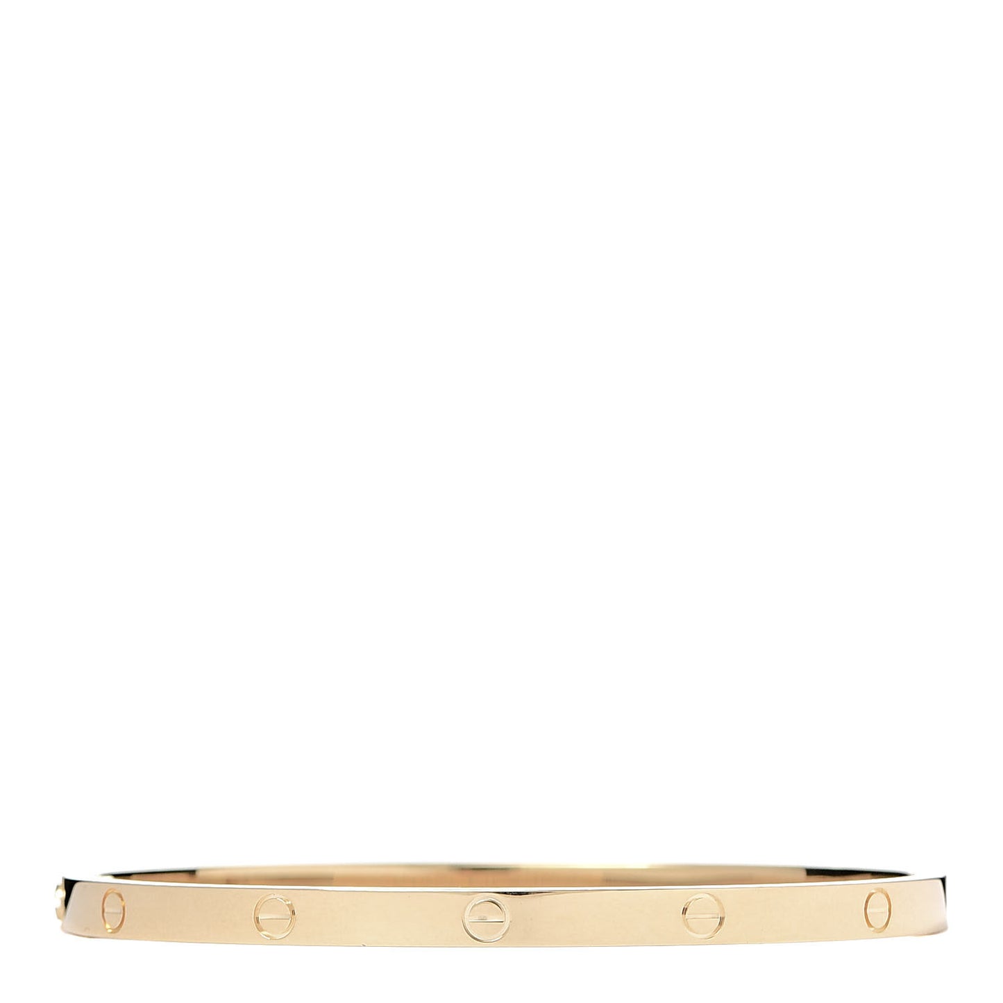 18K Yellow Gold Small LOVE Bracelet 16