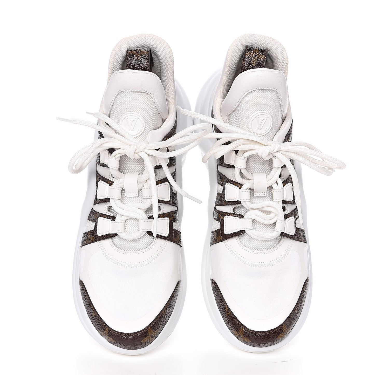 Patent Monogram LV Archlight Sneakers 40 White