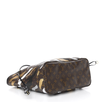Louis Vuitton X LOL Monogram Neverfull MM Gold Silver 4 of 11