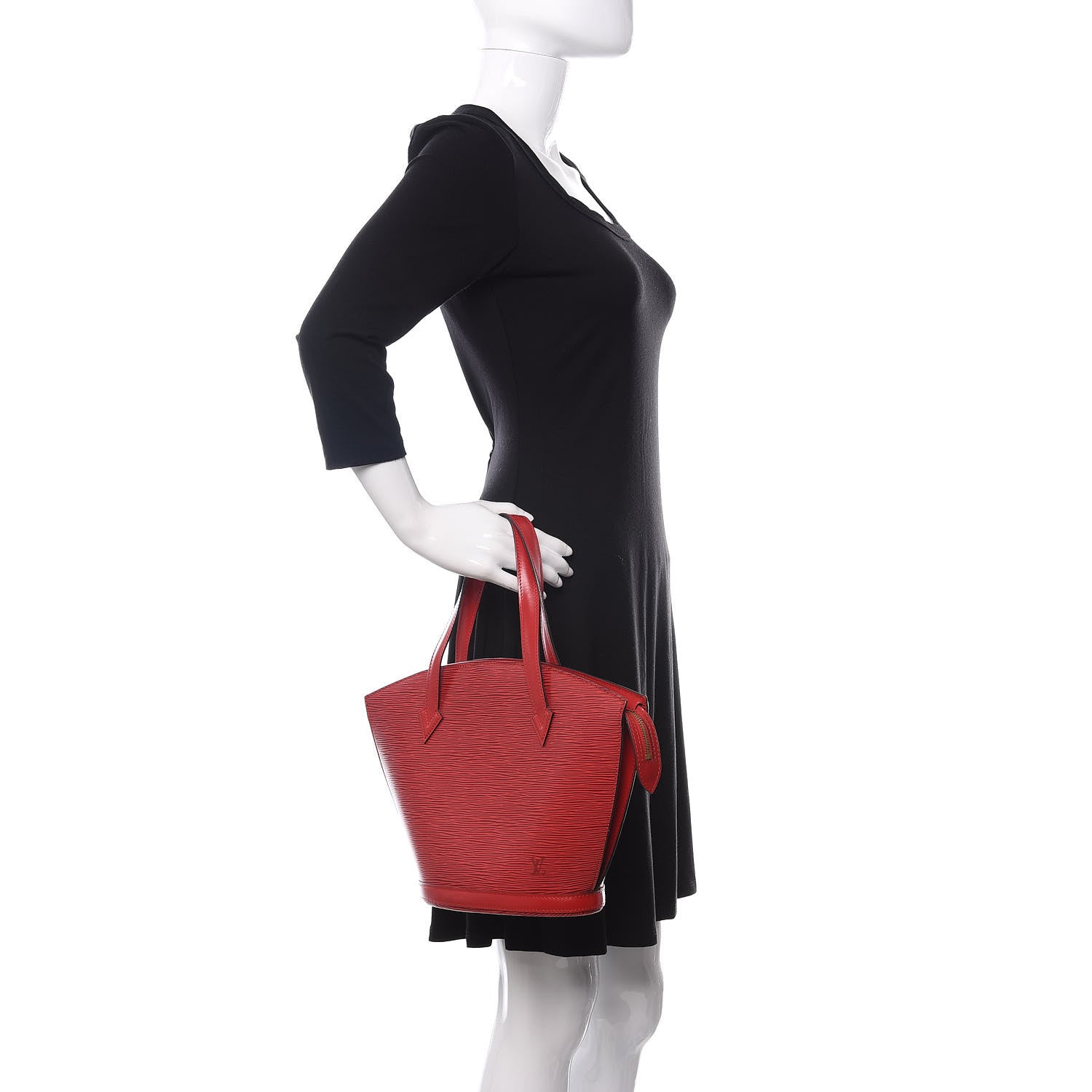 Louis Vuitton Epi Saint Jacques PM Red 2 of 16