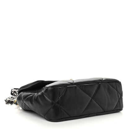 Chanel Lambskin Quilted Medium Chanel 19 Flap Black 4 of 9