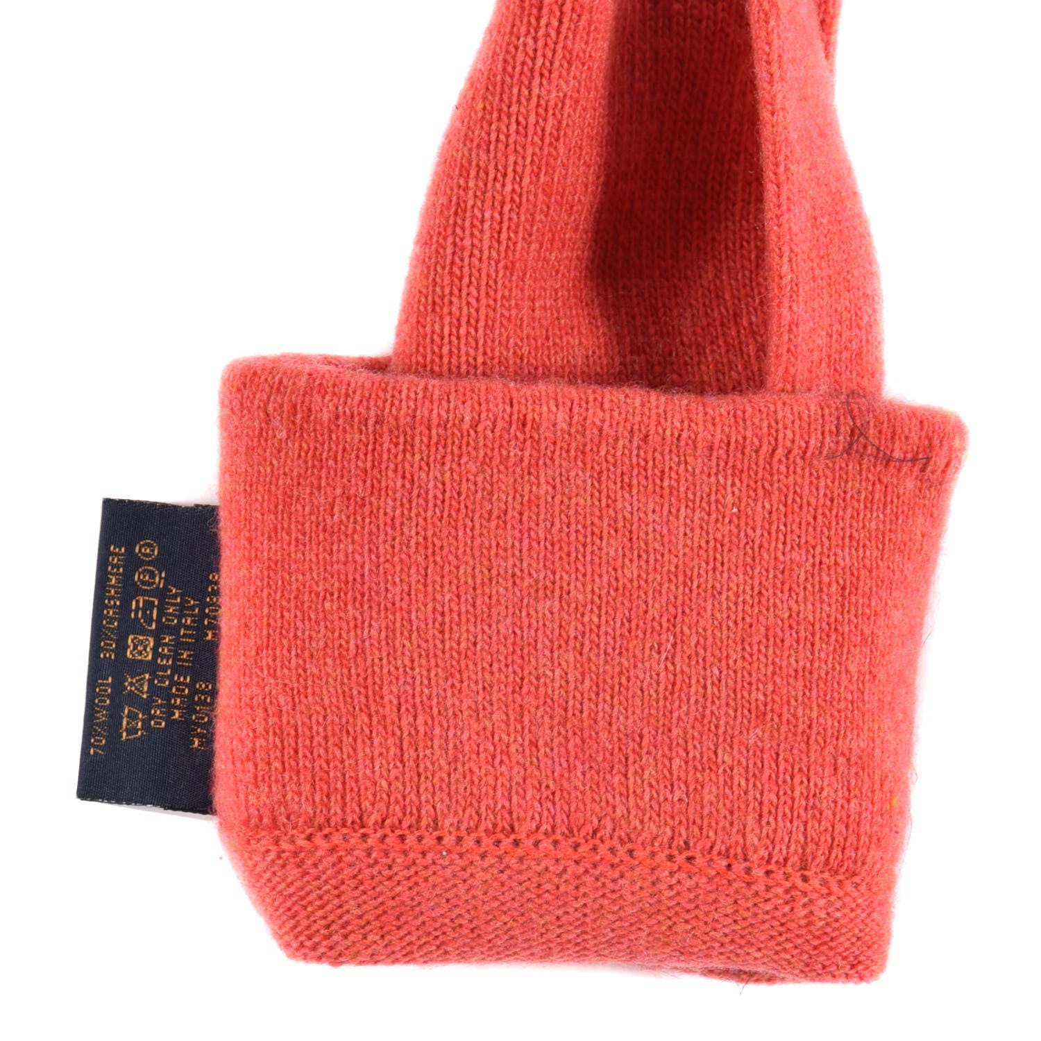 Louis Vuitton Wool Cashmere Gloves Red 3 of 5