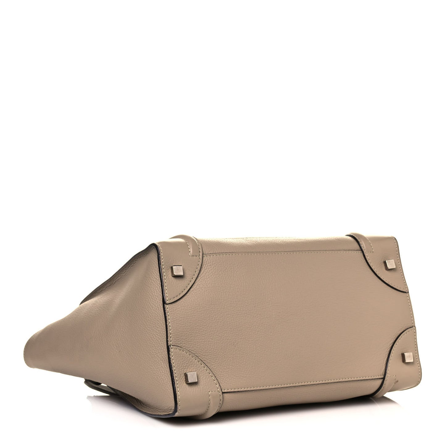 Drummed Calfskin Mini Luggage Dune