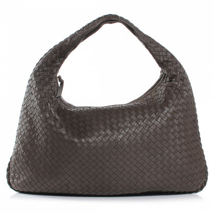 Bottega Veneta Nappa Intrecciato Large Veneta Hobo Ebano 1 of 8
