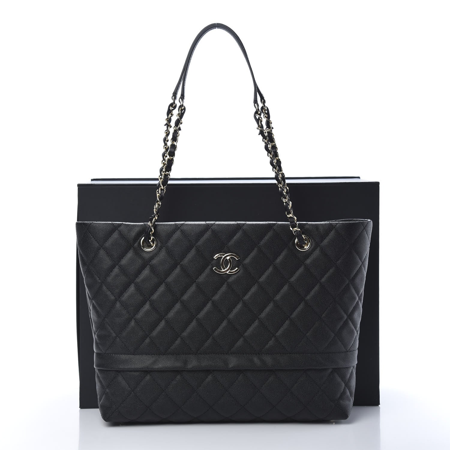 Chanel Caviar Quilted Rolled Up Tote Black 11 of 11