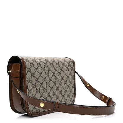 Gucci GG Supreme Monogram Horsebit 1955 Shoulder Bag Beige Brown Sugar 3 of 10