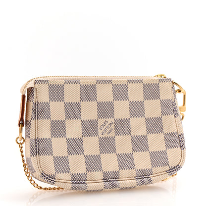 Louis Vuitton Damier Azur Mini Pochette Accessories 3 of 8