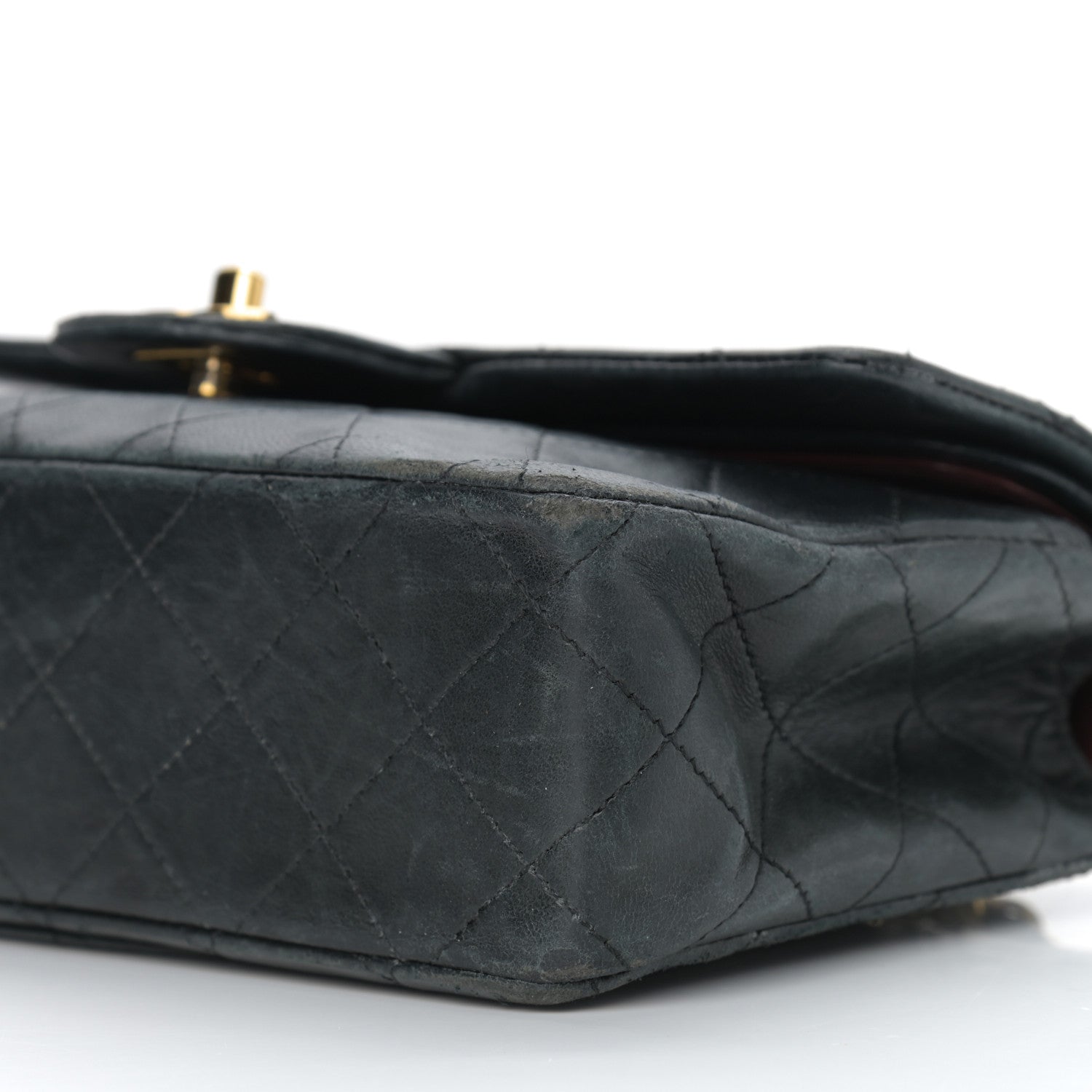 Chanel Lambskin Quilted Small Double Flap Black 12 of 19