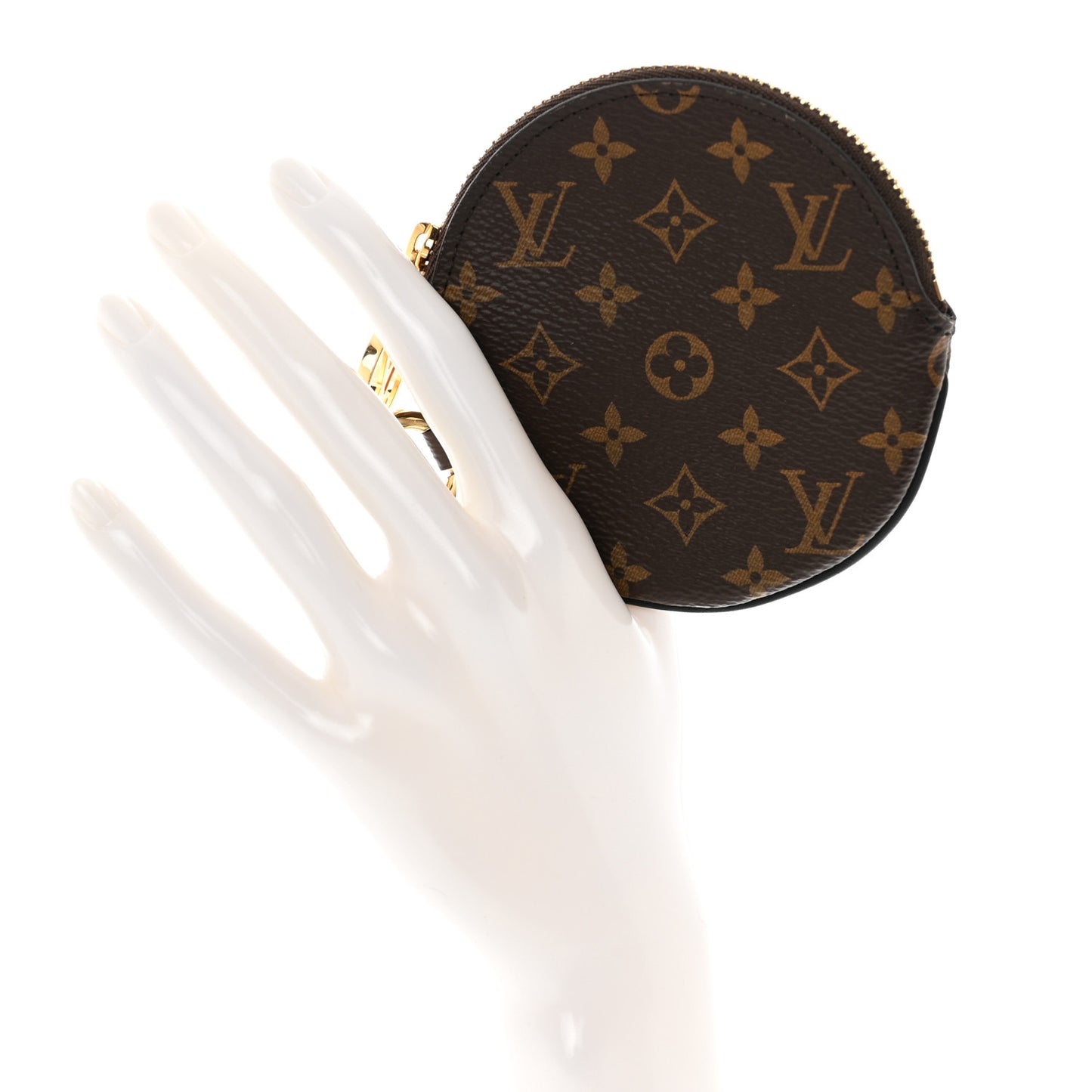 Mini Monogram Trio Pouch Round Coin Purse
