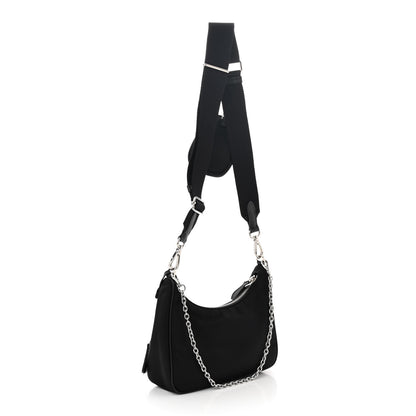 Prada Nylon Re-Edition 2005 Shoulder Bag Black 3 of 11