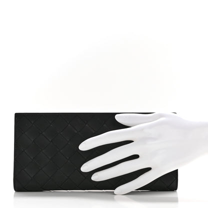 Bottega Veneta Nappa Intrecciato Zip Wallet Black 2 of 9