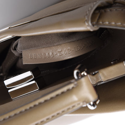 Fendi Nappa Mini Peekaboo Iconic Satchel Tortora 7 of 7