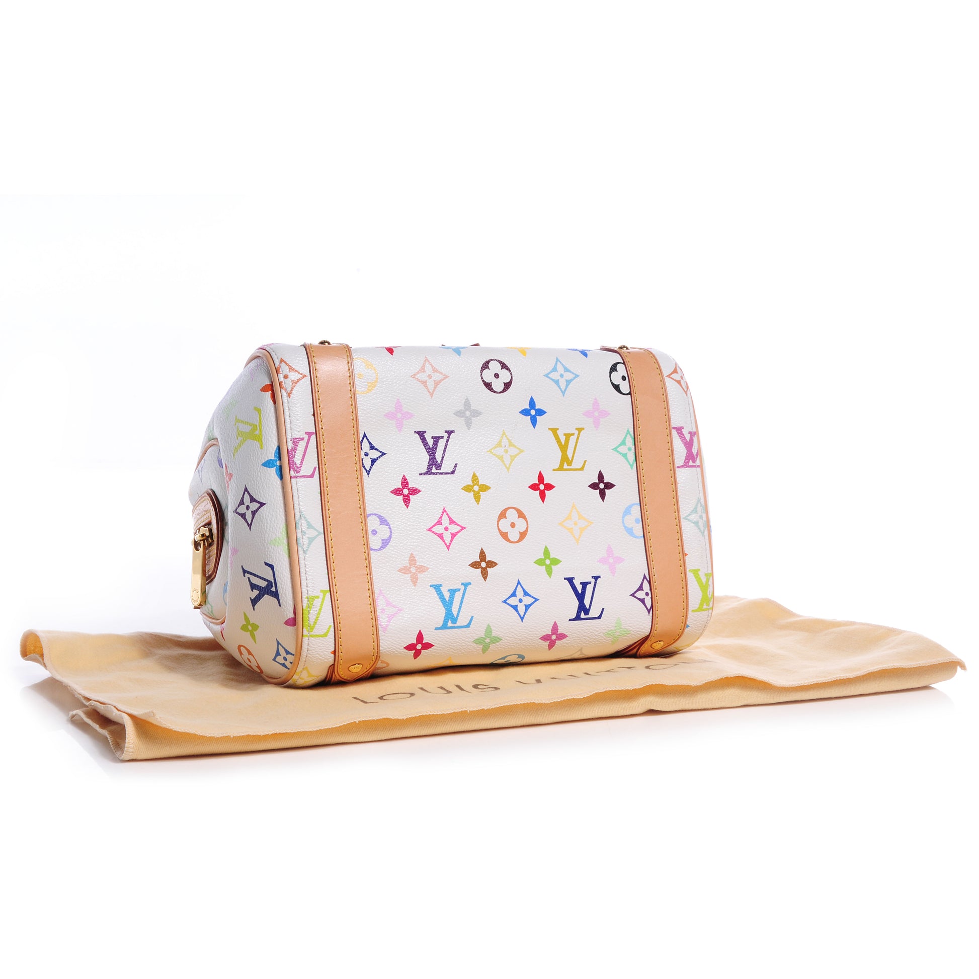 Louis Vuitton Monogram Multicolor Priscilla White 4 of 7