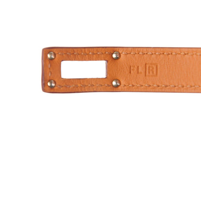 Hermes Barenia Kelly Double Tour Bracelet M Fauve 5 of 6