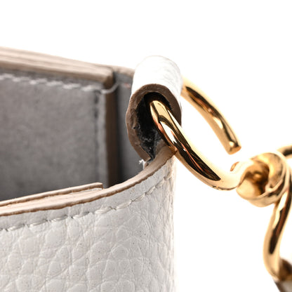 Stella McCartney Eco Alter Nappa Perforated Logo Mini Crossbody White 11 of 12