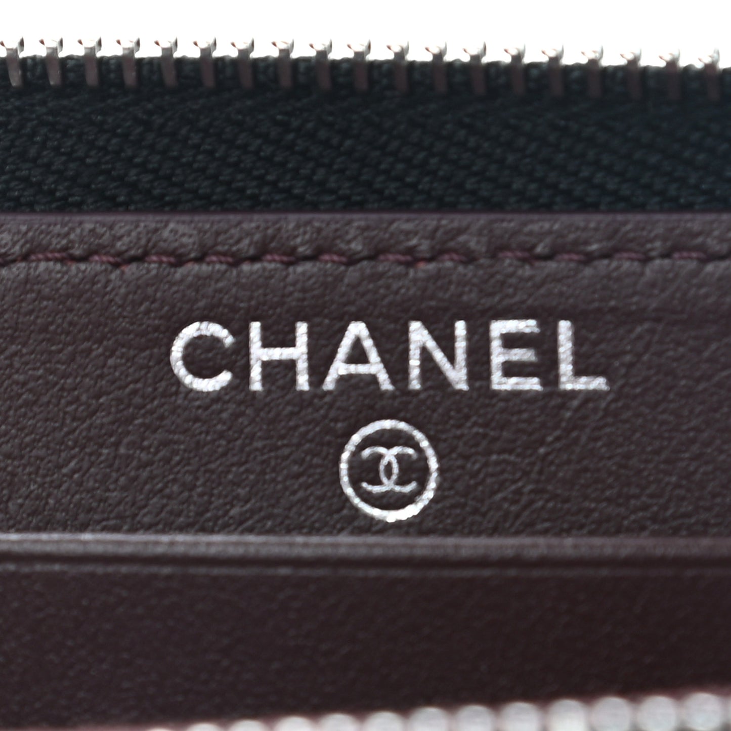 Caviar Quilted Medium Zip Around Wallet Black