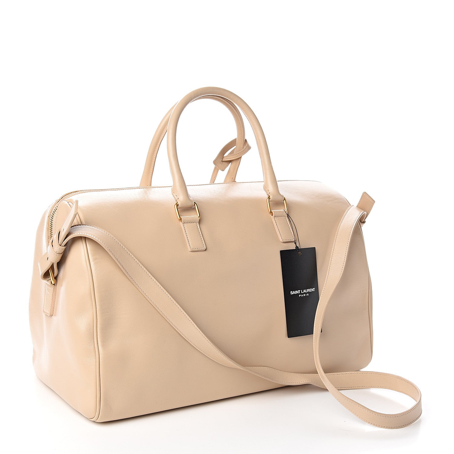 Saint Laurent Calfskin Classic Duffle 12 Nude Powder 2 of 9