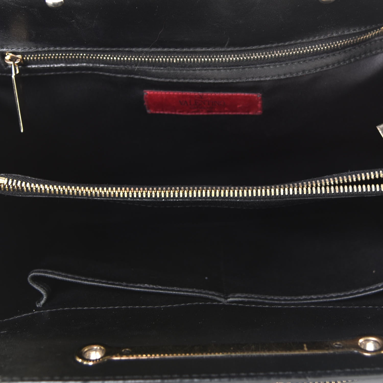Valentino Garavani Vitello Lace Demetra Satchel Black 4 of 11