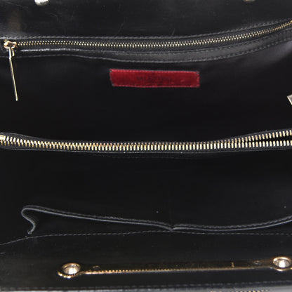 Valentino Garavani Vitello Lace Demetra Satchel Black 4 of 11