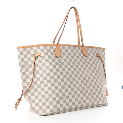 Louis Vuitton Damier Azur Neo Neverfull GM Rose Ballerine 3 of 9