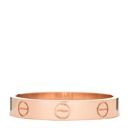 Cartier 18K Pink Gold 3.5mm LOVE Wedding Band Ring 57 8 3 of 5