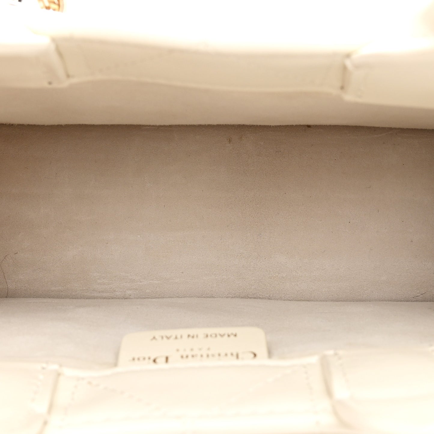 Calfskin Macrocannage Mini Book Tote Latte