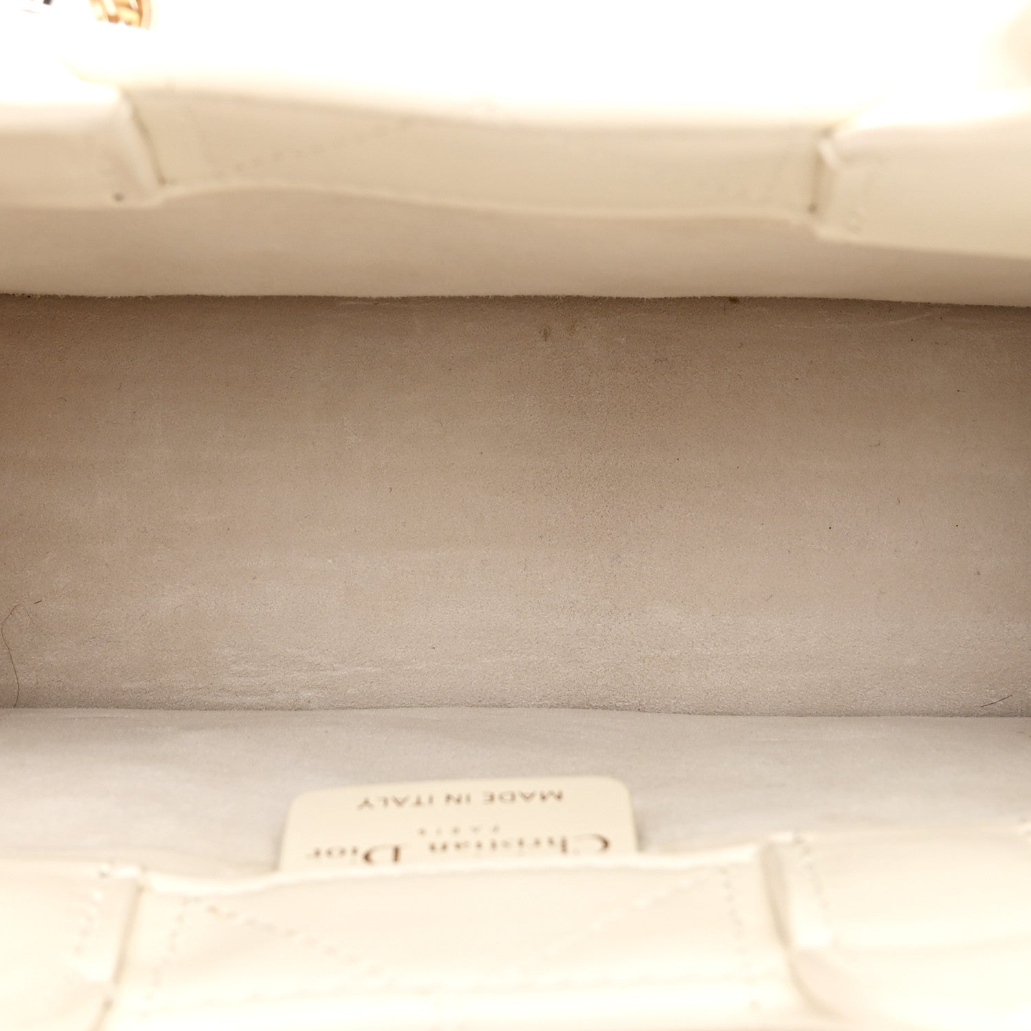 Christian Dior Calfskin Macrocannage Mini Book Tote Latte 5 of 11