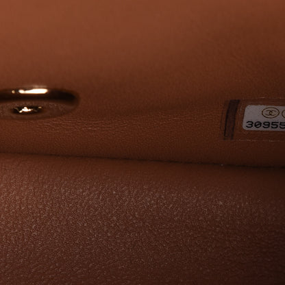 Chanel Lambskin Quilted Mini Square Flap Brown 7 of 10