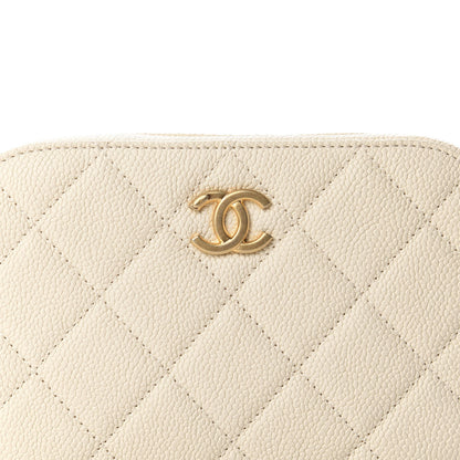 Chanel Caviar Quilted Flap Waist Bag White 10 of 10