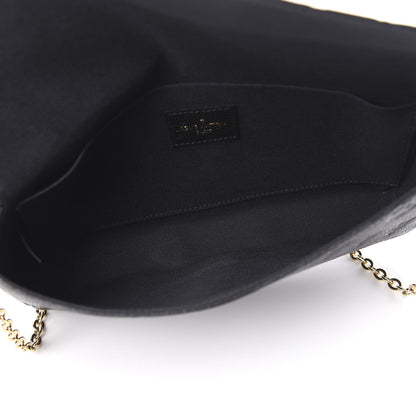 Louis Vuitton Empreinte Pochette Felicie Chain Wallet Black 5 of 11