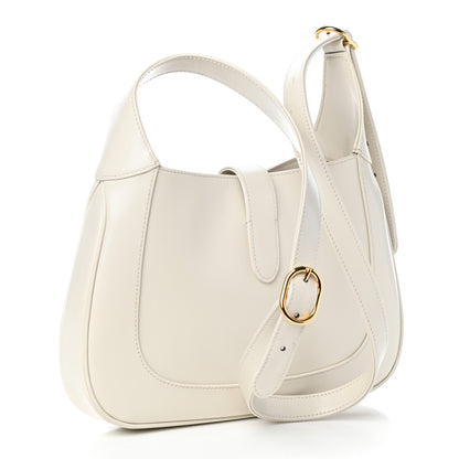Gucci Boarded Dyana Lux Calfskin Small Jackie 1961 Hobo Mystic White 3 of 9