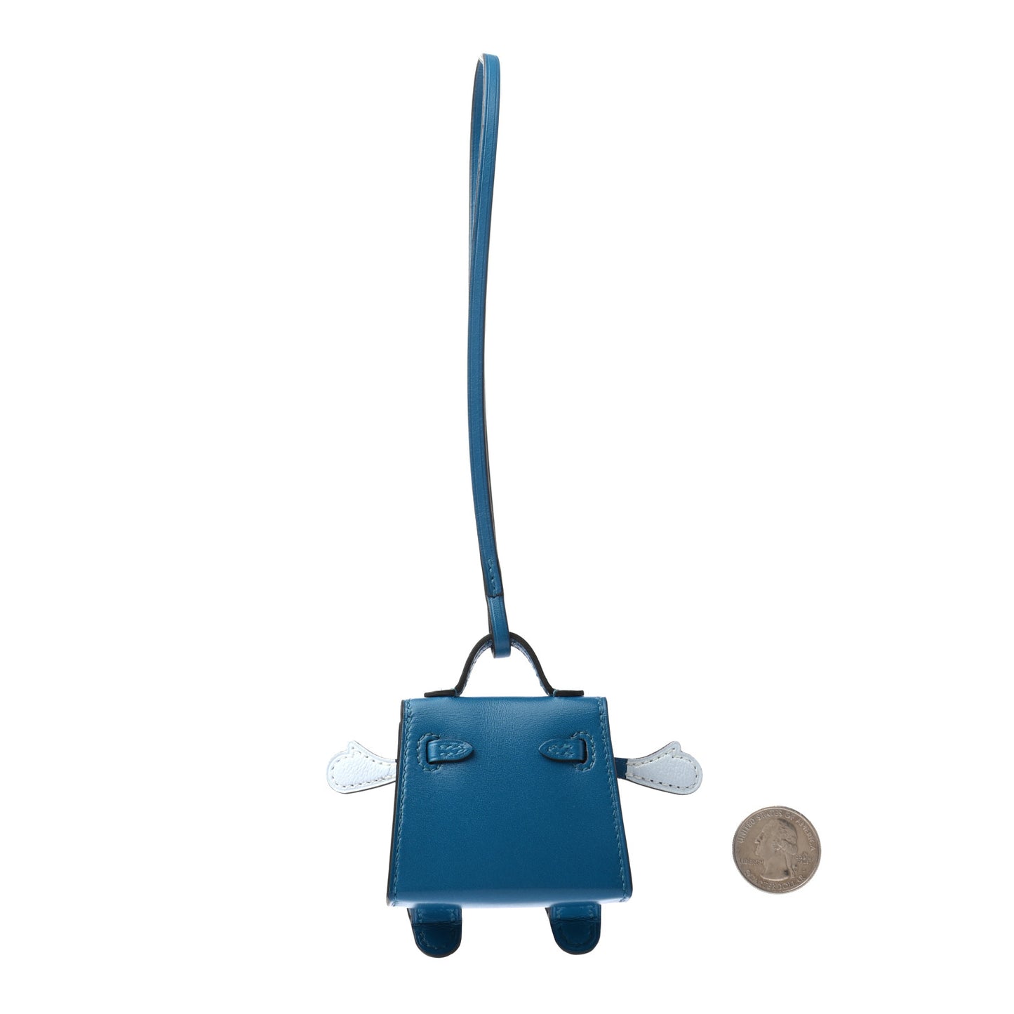 Tadelakt Chevre Mysore Kelly Quelle Idole Bag Charm Bleu Izmir Jaune Bourgeon Bleu Brume Vert Bosphore