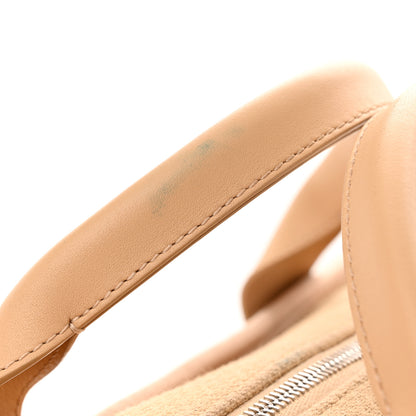 Chanel Canvas Deauville Bowling Bag Beige 14 of 18