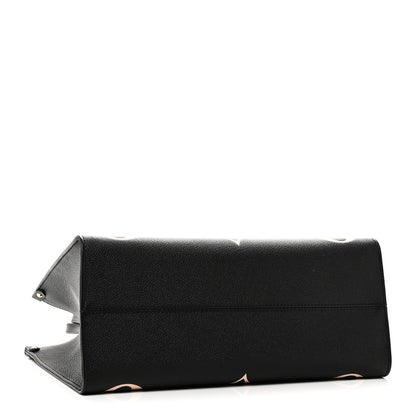 Louis Vuitton Empreinte Monogram Giant Onthego MM Black Beige 4 of 10