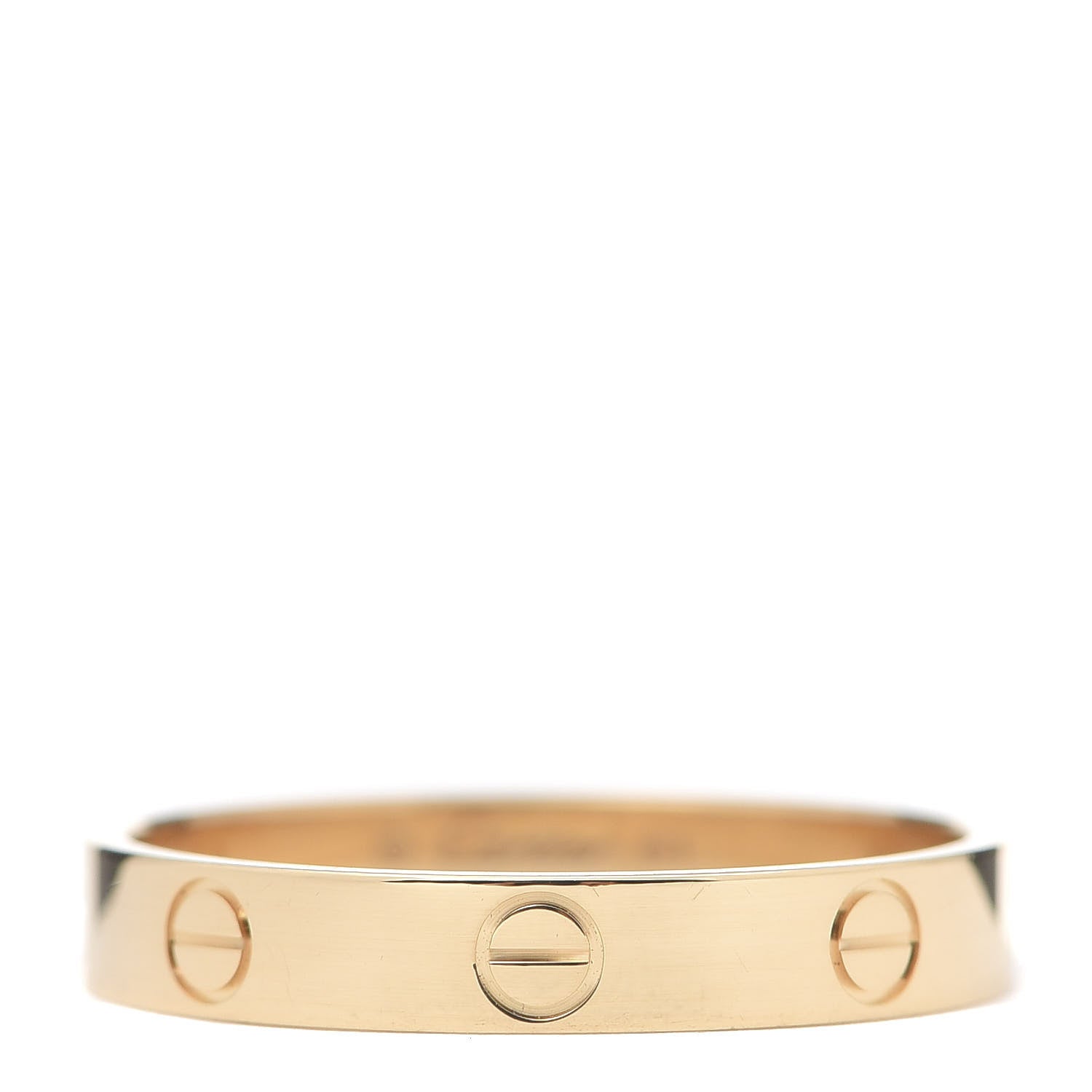 Cartier 18K Yellow Gold 3.5mm LOVE Wedding Band Ring 61 9.5 1 of 6