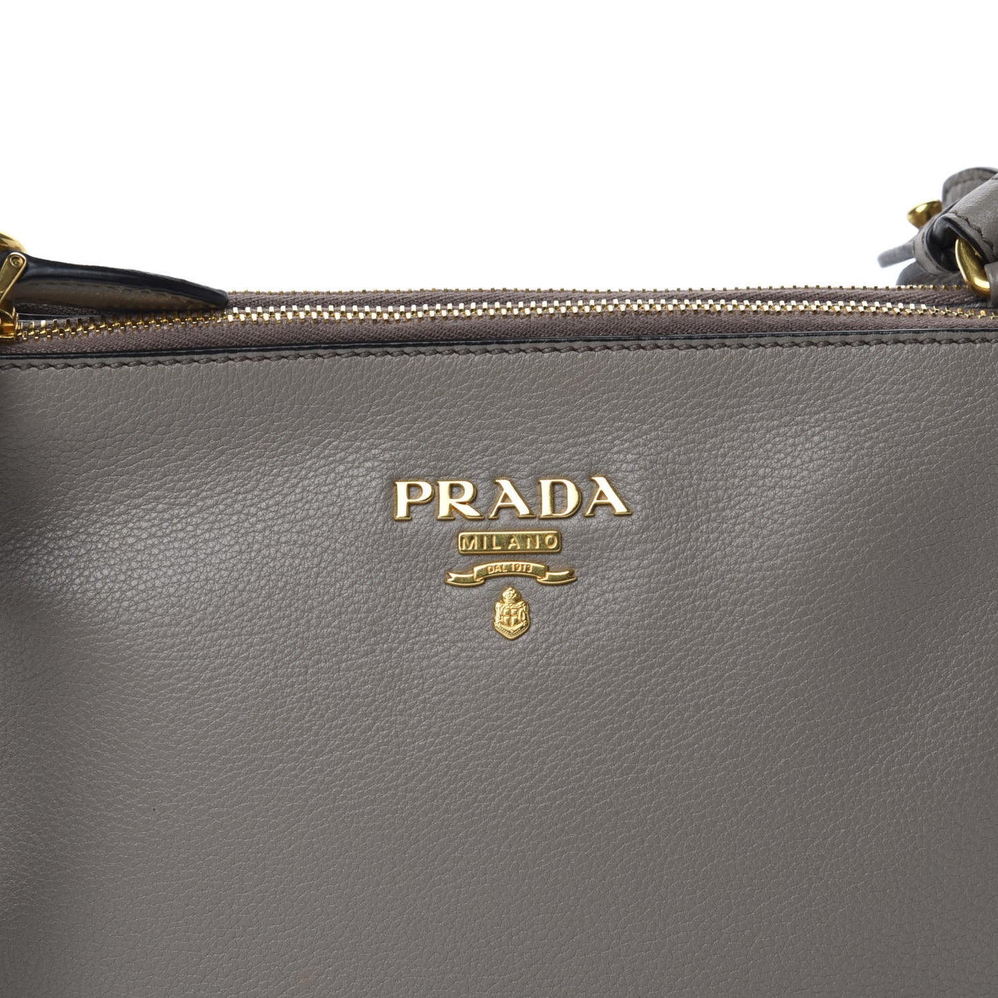 Vitello Phenix Double Zip Crossbody Bag Argilla