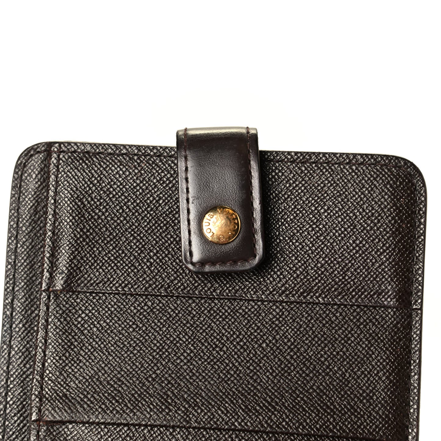 Damier Ebene Zippe Zipped Compact Wallet