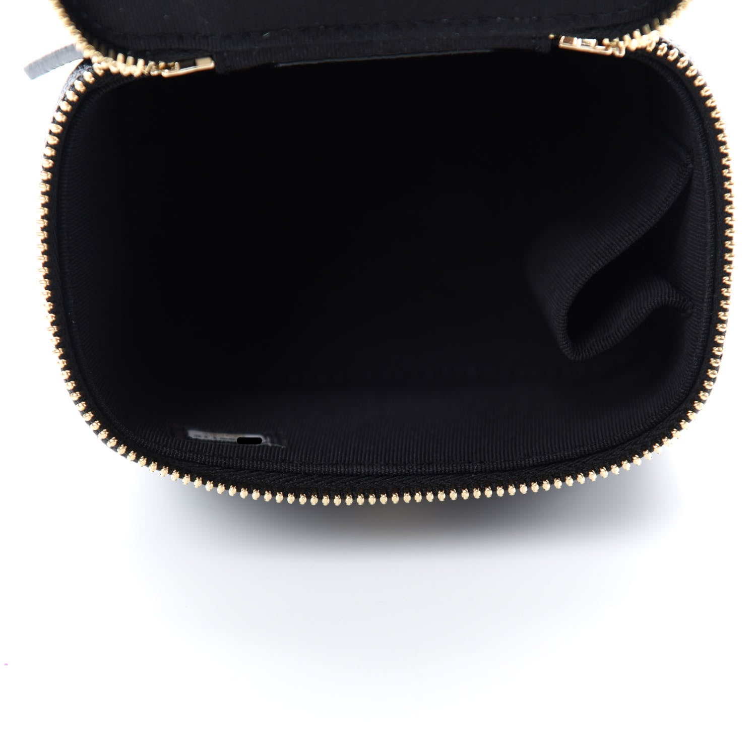 Chanel Caviar Quilted Mini Pearl On Top Vanity Case With Chain Black 5 of 11