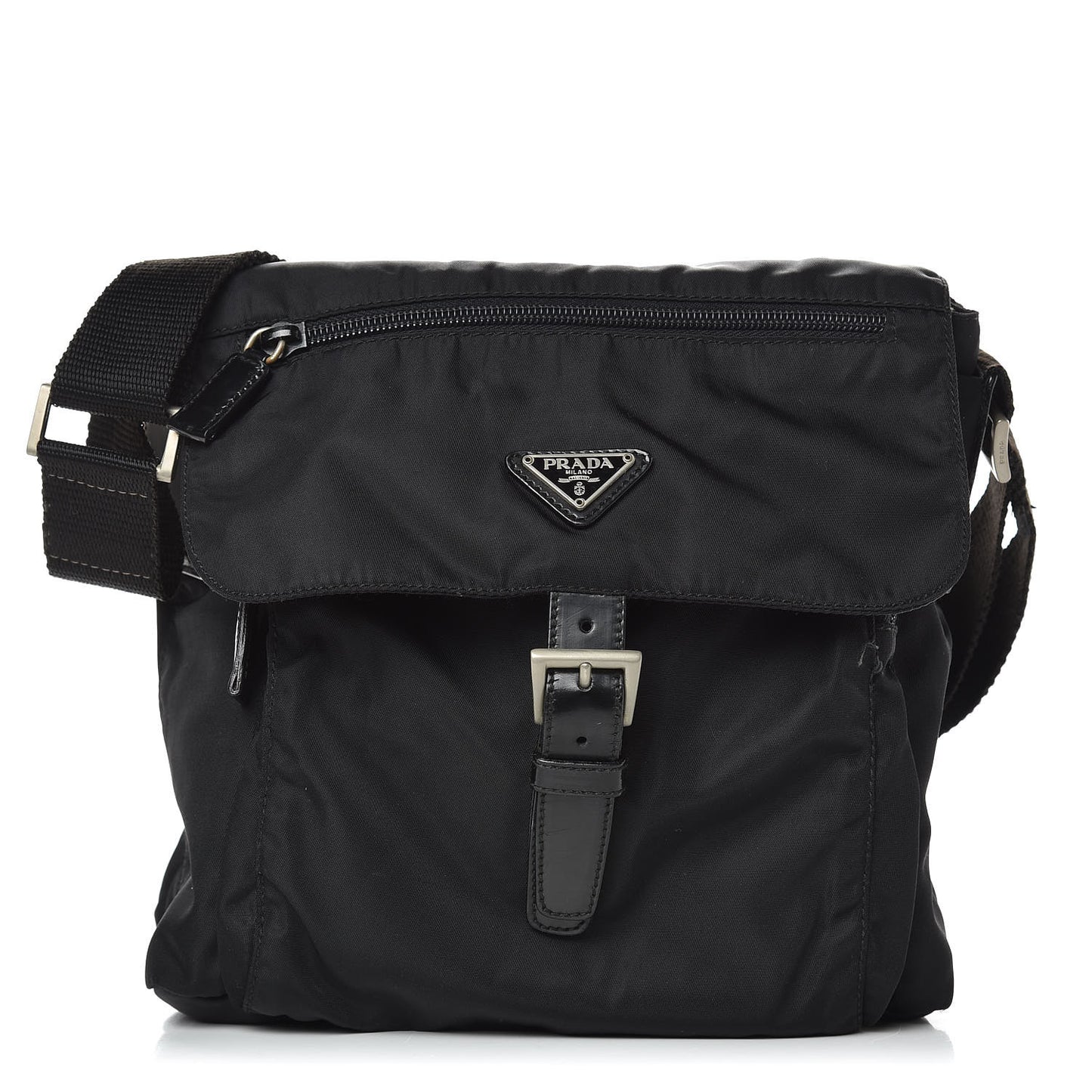 Nylon Vela Messenger Black