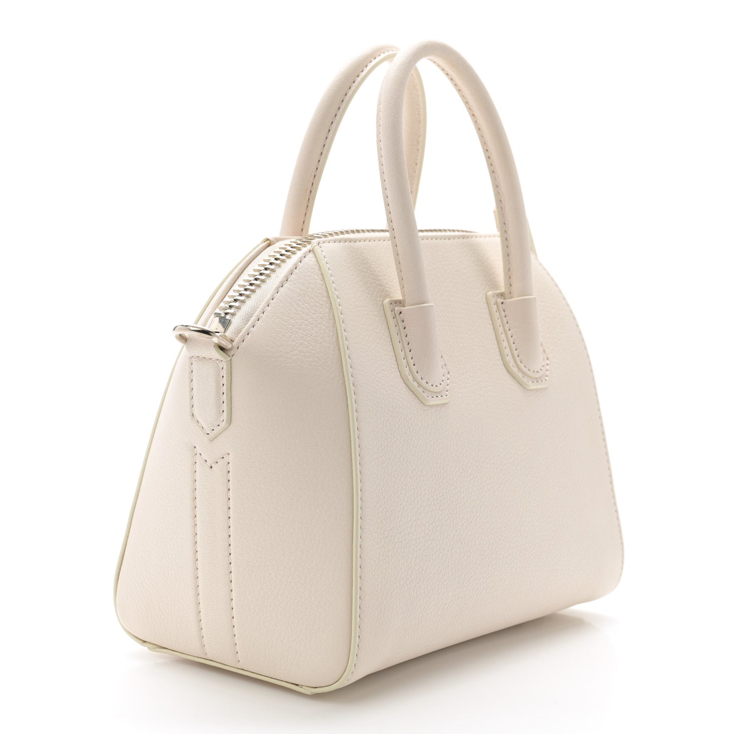 Sugar Goatskin Mini Antigona Off White
