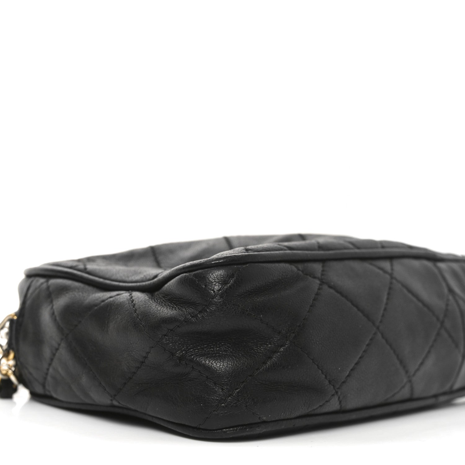 Chanel Lambskin Quilted Tassel Camera Case Black 10 of 11