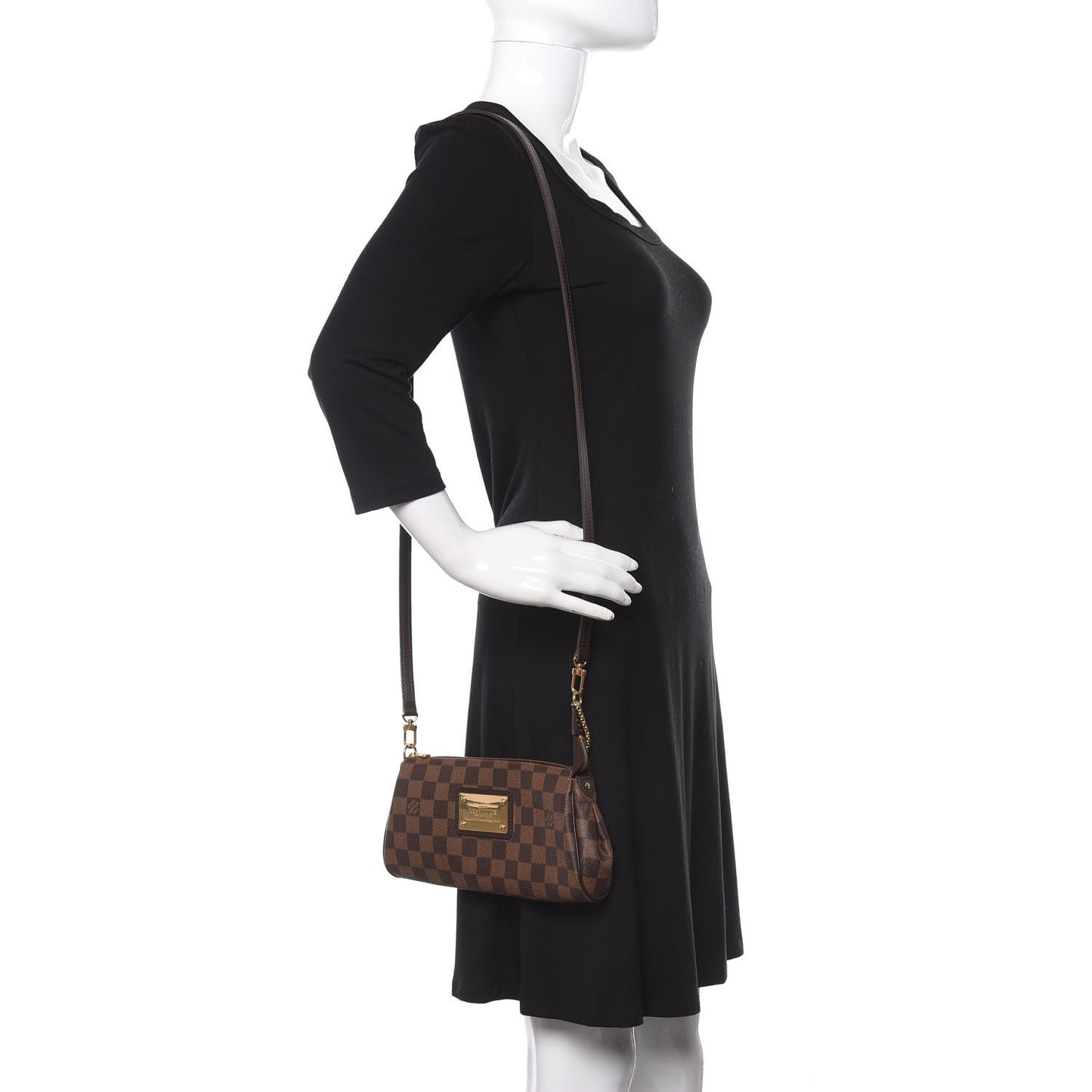 Damier Ebene Eva Clutch