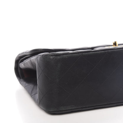 Chanel Lambskin Quilted Jumbo Double Flap Black 8 of 19