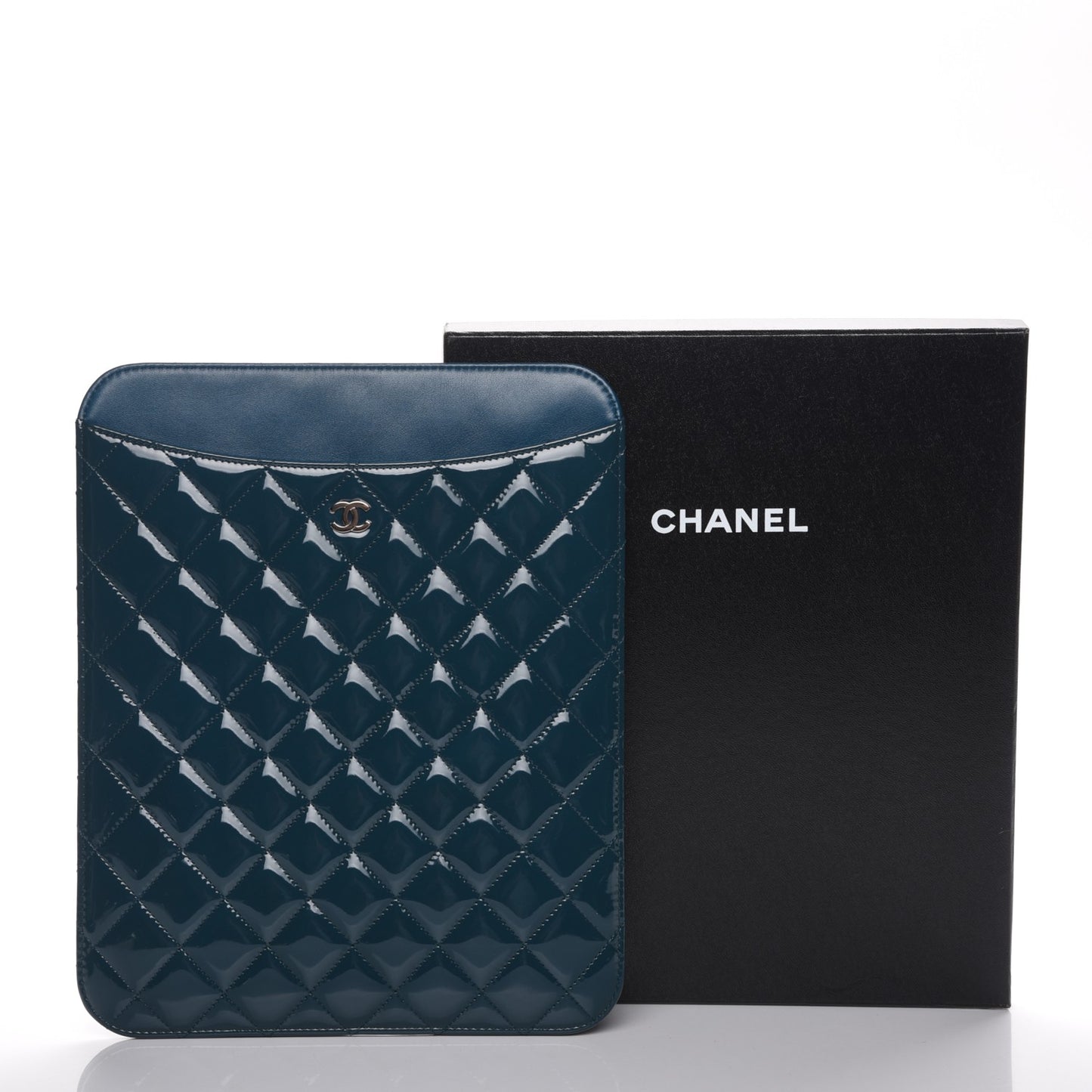 Patent Quilted iPad Case Blue
