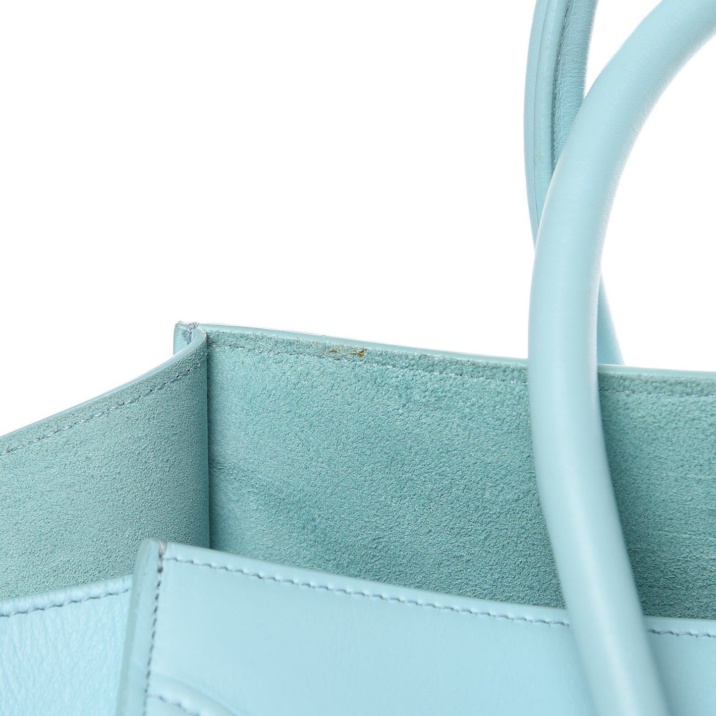 Supple Calfskin Medium Phantom Luggage Azur